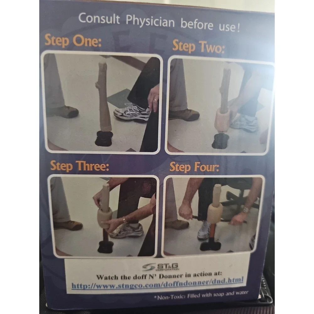 Doff N' Donner Compression Stocking Aid Original No Cone Two Way Action
